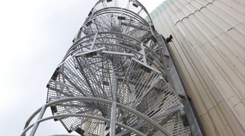Metall-Spindeltreppe