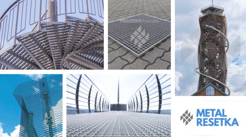 Stepenište od presovanih rešetki